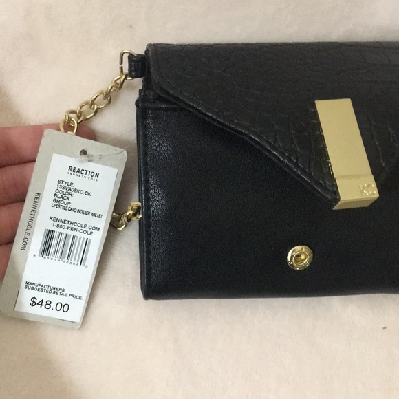Kenneth Cole reaction Black wallet NWT - Picture 4 of 4